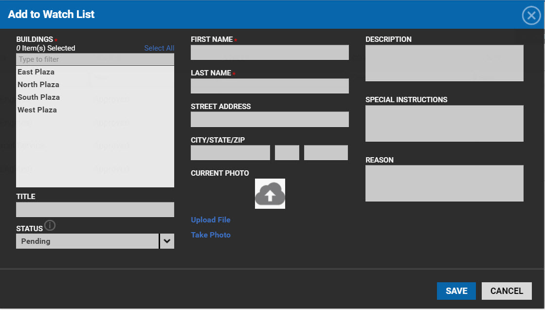 How Do I Add A Person To The Watch List Building Engines Support Center